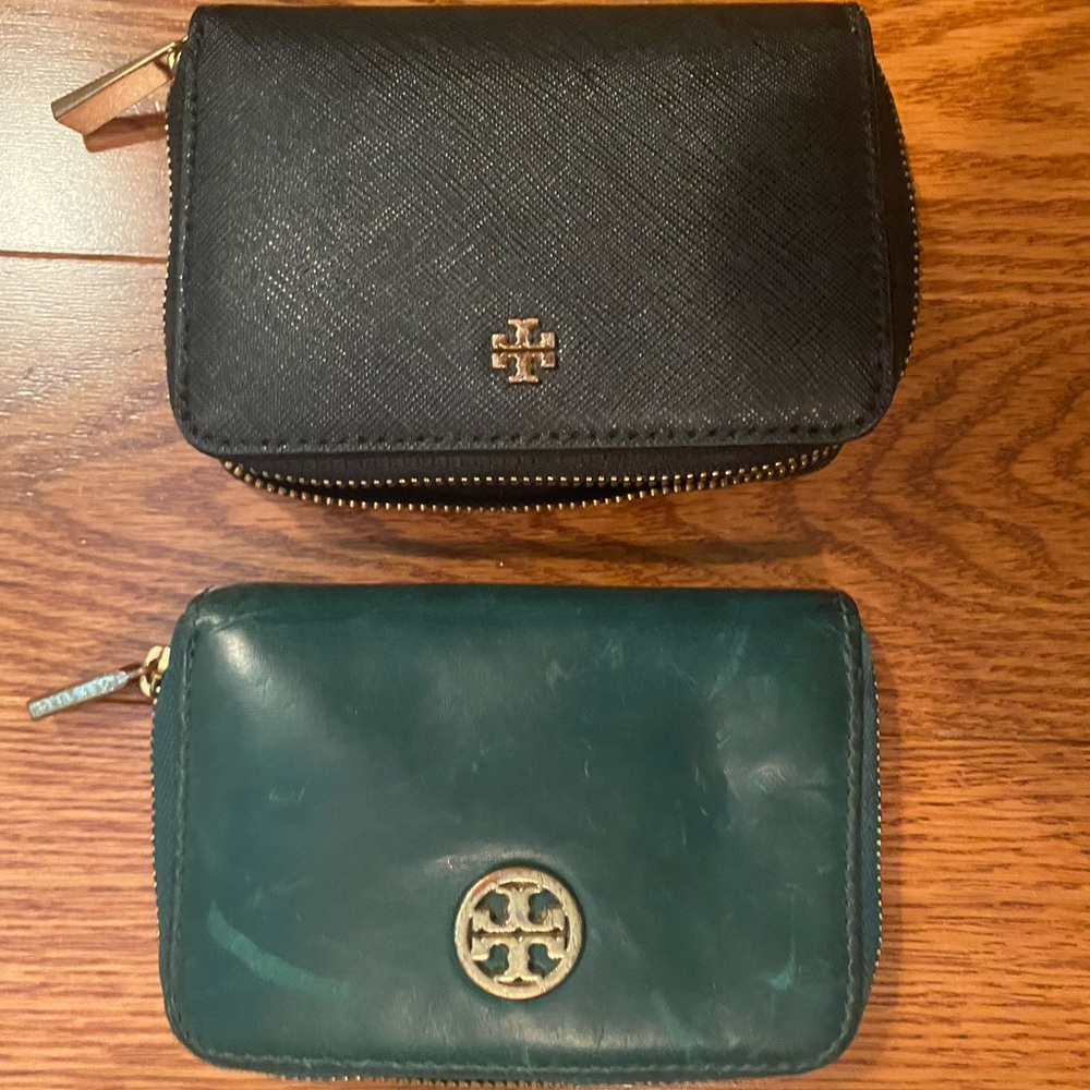 Set of 2 - Tory Burch Robinson Coin Pouch
